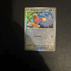 Pokemon TCG Buneary Reverse Holo Prismatic Evolutions Card 083/131 Masterball - Image 3