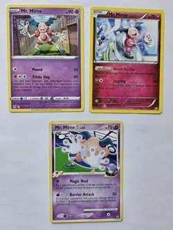 Mr Mime Pokemon Card Collection Set Deck Building Fairy Water Psychic X9 - Image 2