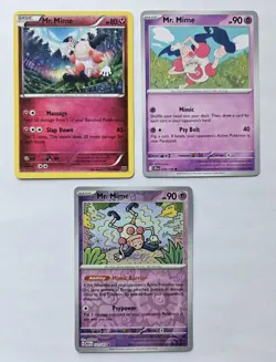 Mr Mime Pokemon Card Collection Set Deck Building Fairy Water Psychic X9 - Image 4