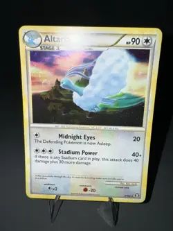 Altaria 2/102 Holo HGSS Triumphant 2010 Pokemon Card With SWIRL - Image 3