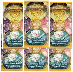 CookieRun Trading Card Game: Age of Heroes & Kingdoms - 6 Booster Packs - Image 1