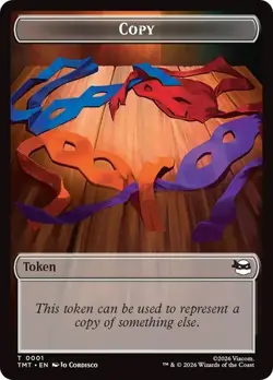 4x Rat/Copy Token, TMNT Tokens, MTG Token, 4 pack, Magic the Gathering - Image 2