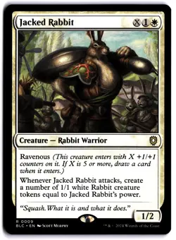 Jacked Rabbit NM BLC Commander: Bloomburrow MTG - Image 1