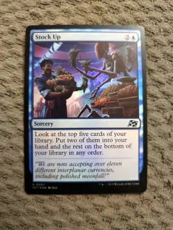 Magic the Gathering #67 Stock Up Foil - Image 1