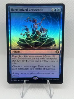 Harmonized Crescendo Foil #0054 Lorwyn Eclipsed MTG 2026 ECL - In Hand - Image 1