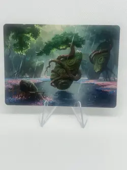 MTG Rain Slicked Copse - Gold Stamp Signature 49/54 - Image 1