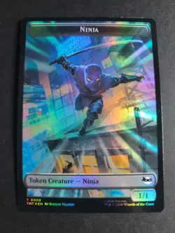 Mutagen / Ninja (Foil) Token MTG Ninja Turtles - Image 2