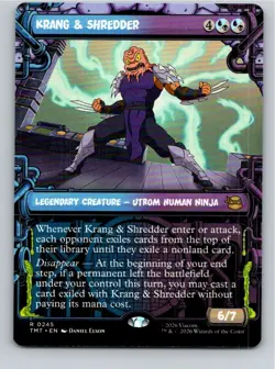 Magic Gathering Showcase Krang & Shredder Teenage Mutant Ninja Turtles MTG - Image 1