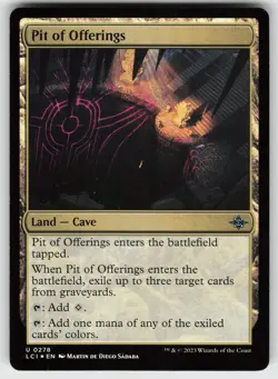 Pit of Offerings Foil U The Lost Caverns of Ixalan 278 MTG - Image 1
