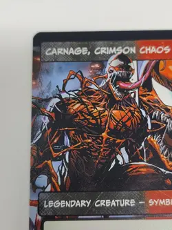 Carnage, Crimson Chaos (Borderless) #227 (NM) Spider-Man SPM Magic MTG - Image 3
