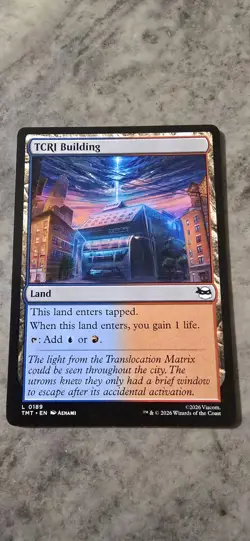 TCRI Building Teenage Mutant Ninja Turtles Regular Land Common MTG NM - Image 1