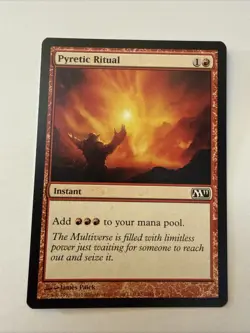 Pyretic Ritual Core Set 2011 M11 - MTG Magic the Gathering - NM - Image 1