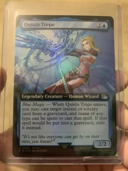 MTG Final Fantasy: Quistis Trepe (Extended Art) - NEAR MINT - Foil - FFVIII - Image 1
