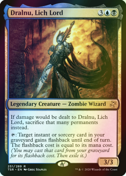 MTG Dralnu, Lich Lord Foil ** Time Spiral Remastered ** English - Image 1