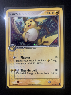 2007 Pokemon EX Power Keepers 12 Raichu-holo - Image 1