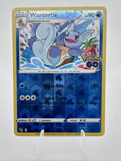 Wartortle 016/078 Pokemon GO Reverse Holo - Image 1