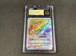 DRAPION VSTAR 119/100 POKEMON JAPANESE LOST ABYSS HYPER RARE CGC GOLD 10 - Image 1