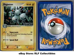 2005 Pokemon, EX Delta Species, #48/113 Magneton, Reverse Holo Uncommon - Image 1
