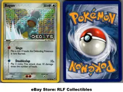 2005 Pokemon, EX Deoxys, #52/107 Bagon, Reverse Holo Common - Image 1