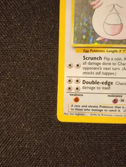 Pokemon TCG Chansey Base Set Rare Holo - 3/102 1999 120HP Vintage MP - SEE PICS! - Image 2