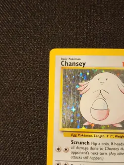 Pokemon TCG Chansey Base Set Rare Holo - 3/102 1999 120HP Vintage MP - SEE PICS! - Image 5