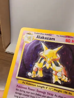 Alakazam Base Set Holo 1 1/102 Pokemon Tcg 1999 Rare - Image 4
