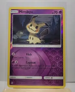 Mimikyu 58/145 Reverse Holo Pokemon TCG SM - Guardians Rising LP - Image 1