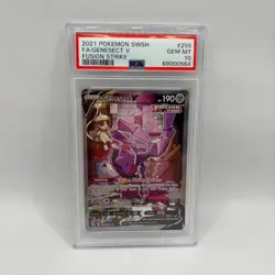 PSA 10 - Genesect V 255/264 Alternate Art - SWSH Fusion Strike - Pokemon TCG - Image 1