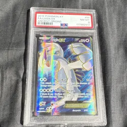 Pokemon 2015 XY Ancient Origins Lugia EX 94/98 Full Art Holo Ultra Rare PSA 8 - Image 1