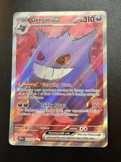 Pokemon TCG Gengar EX Full Art 193/162 Temporal Forces - Image 1