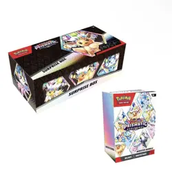 Pokemon Prismatic Evolutions Sams Club Exclusive Surprise Box + Booster Bundle - Image 1