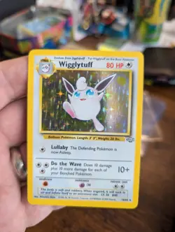 Wigglytuff - 16/64 Jungle Holo Rare - NM - Pokemon TCG WOTC Vintage 1999 - Image 1