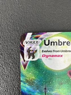 2021 POKEMON SWORD & SHIELD EVOLVING SKIES UMBREON 215 VMAX ALTERNATE ART - Image 2