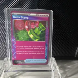 Pokemon Unfair Stamp 165/167 Twilight Masquerade ACE SPEC Rare Holo - Image 2