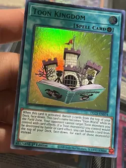 Toon Kingdom (green) DLCS-EN074 1st Edition Ultra Rare NM Yugioh - Image 1
