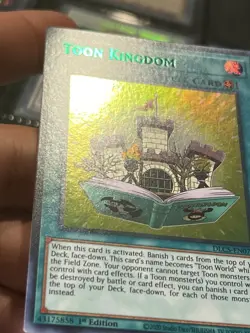 Toon Kingdom (green) DLCS-EN074 1st Edition Ultra Rare NM Yugioh - Image 2