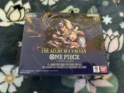 One Piece TCG: The Azure Sea's Seven Booster Box (OP-14) Sealed - Corner DMG - Image 1