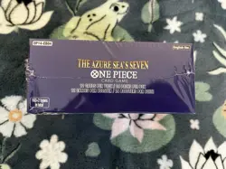One Piece TCG: The Azure Sea's Seven Booster Box (OP-14) Sealed - Corner DMG - Image 4