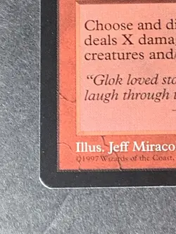 1997 Magic the Gathering Card Firestorm - Image 4