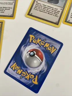 Pokemon Trainer Cards Clear Back As Far As Base Set Includes 54 With 3 Rare - Image 2