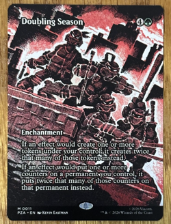 MTG Teenage Mutant Ninja Turtles Source Material Cards, Doubling Season - Image 1