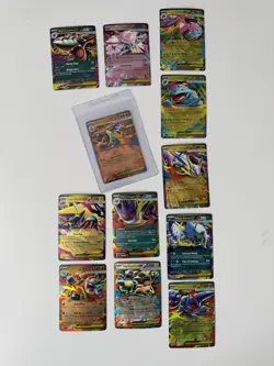 Charizard Mega Gegar EX Pokemon Card Lot Near Mint Condition - Image 1
