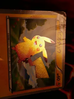 HP JAPANESE Pokemon PIKACHU Card BLACK/WHITE COLLECTION #056/053 BW1 Ultra Rare - Image 2