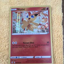Pokemon TCG Victini Sword & Shield Basic Regular Holo Card Lot 5 Cards - Image 3