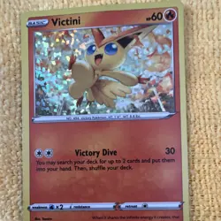 Pokemon TCG Victini Sword & Shield Basic Regular Holo Card Lot 5 Cards - Image 4