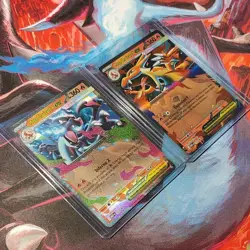 Pokemon TCG 2 Card Lot Mega Charizard Y EX / Mega Charizard X EX Mega Evolution - Image 1