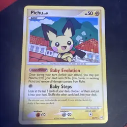 Pokemon TCG Arceus Pichu Card 25/99 Regular Rare 2009 - Image 1