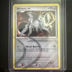 Arceus AR9/9 Holo Rare Card NM/LP+ Condition - Image 1