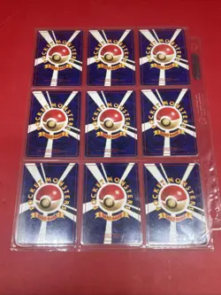 POKEMON Japanese NEO GENESIS 9 Card Promo Binder #1 W/ HOLOS! - Image 5
