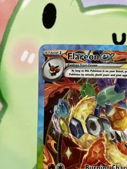 Pokemon TCG Flareon EX Prismatic Evolutions Card 146/131 Sir Illustration Rare - Image 2